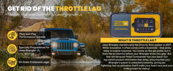 HOW DOES PEDAL COMMANDER IMPROVE JEEP WRANGLER?