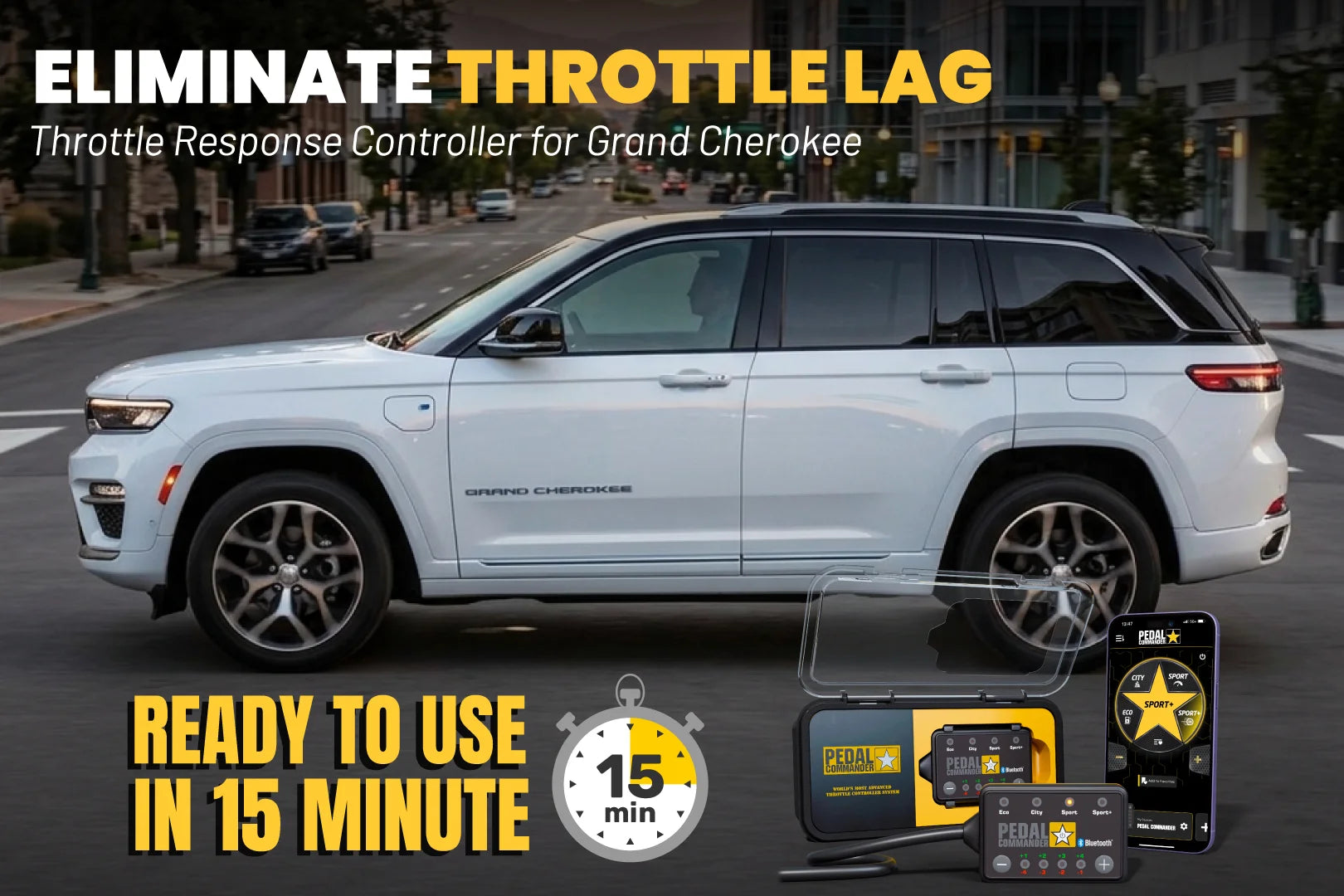 Pedal Commander for Jeep Grand Cherokee