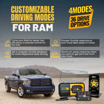 Pedal Commander for dodge ram 4 modes
