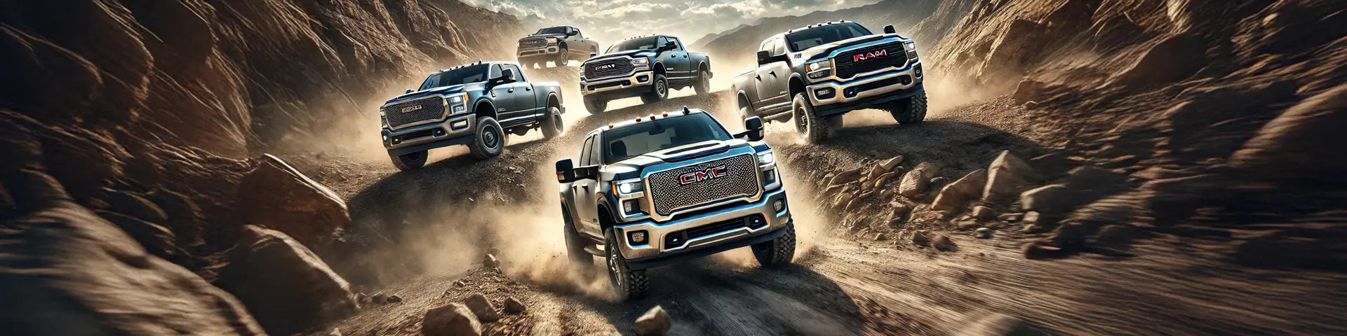 Heavy Duty Trucks Desktop Banner