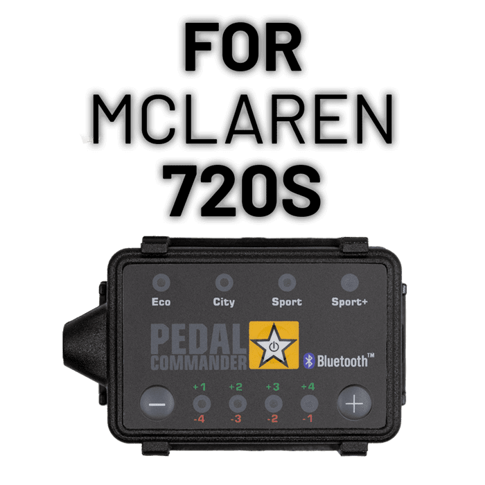 Solve your acceleration problems with Pedal Commander for McLaren 720S