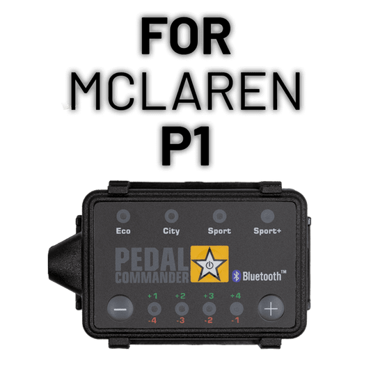 Solve your acceleration problems with Pedal Commander for McLaren P1